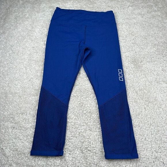 Lorna Jane Active Mesh Capri Legging Blue - Picture 1 of 10